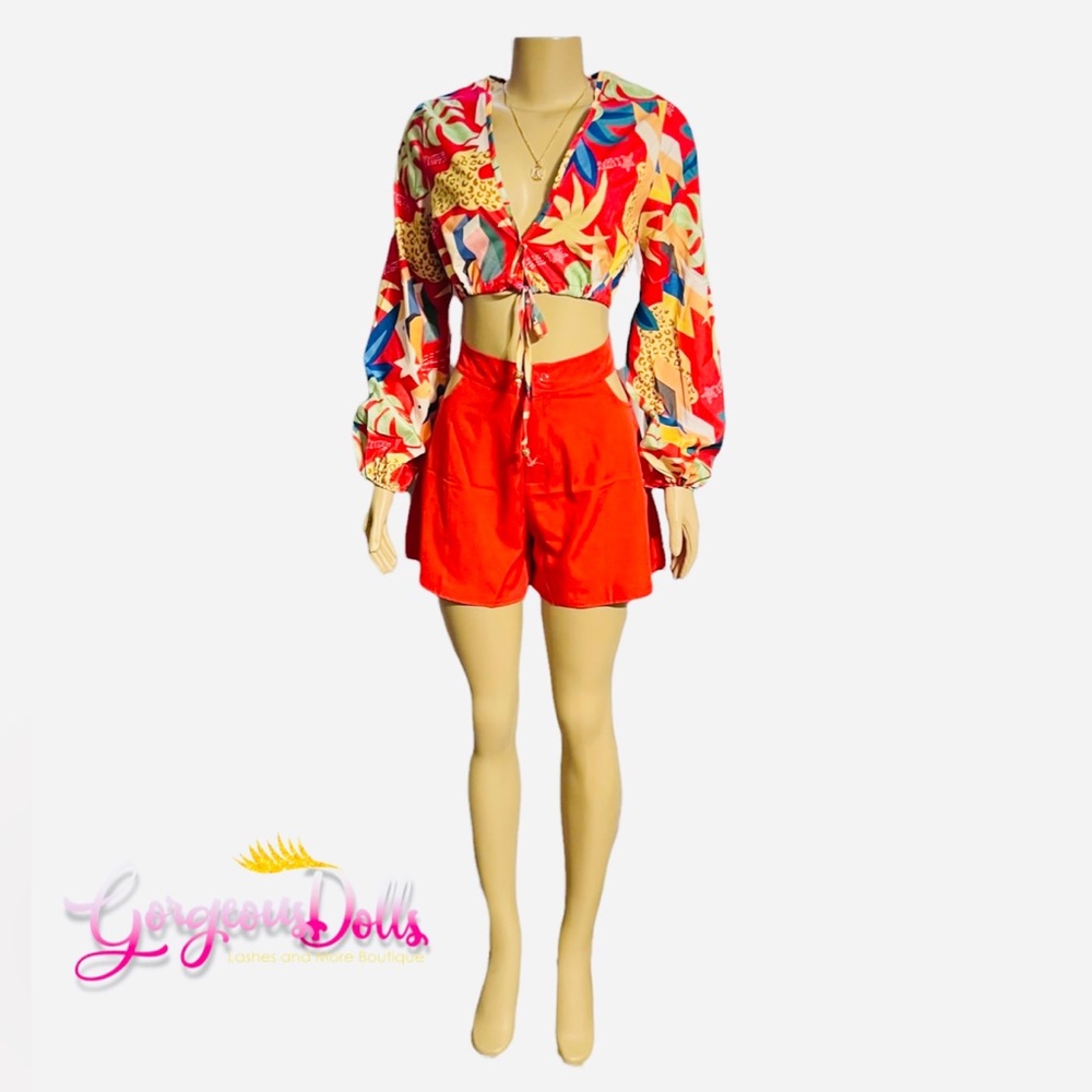 Gorgeous Dolls Morgan 2Pc Short Set